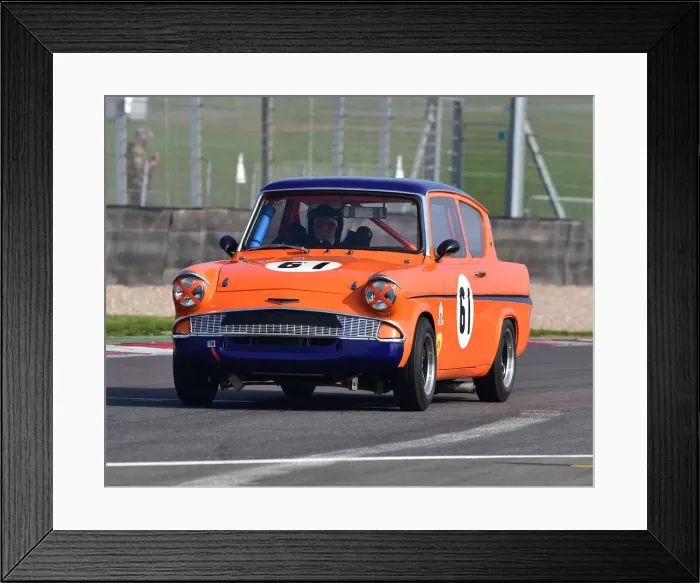 Framed Print : CM26 9938 Brian Webb, Ford Anglia 105E Framed Print : CM26 9938 Brian Webb, Ford Anglia 105E