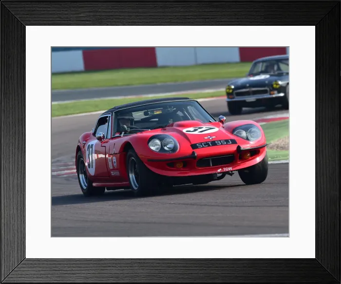 Framed Print : CM27 0154 Nic Strong, Marcos 3000GT Framed Print : CM27 0154 Nic Strong, Marcos 3000GT