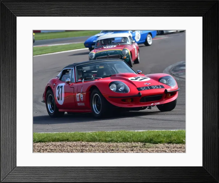 Framed Print : CM27 0102 Nic Strong, Marcos 3000GT Framed Print : CM27 0102 Nic Strong, Marcos 3000GT