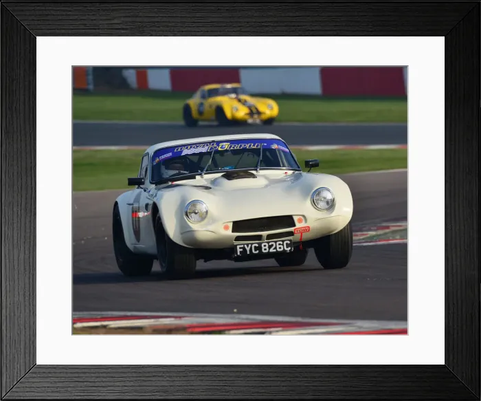 Framed Print : CJ7 7741 Mike Gardiner, Dan Cox, TVR Griffith 200 Framed Print : CJ7 7741 Mike Gardiner, Dan Cox, TVR Griffith 200