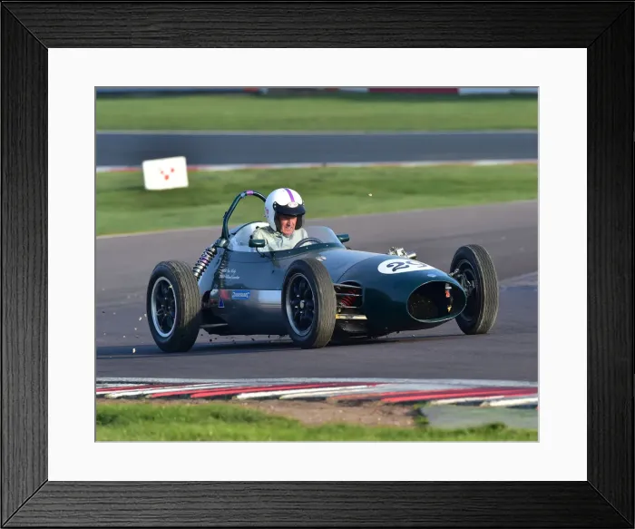 Framed Print : Historic Formula Junior, HSCC, Season Opener, Saturday, 30th March 2019, Donington Park Framed Print : Historic Formula Junior, HSCC, Season Opener, Saturday, 30th March 2019, Donington Park