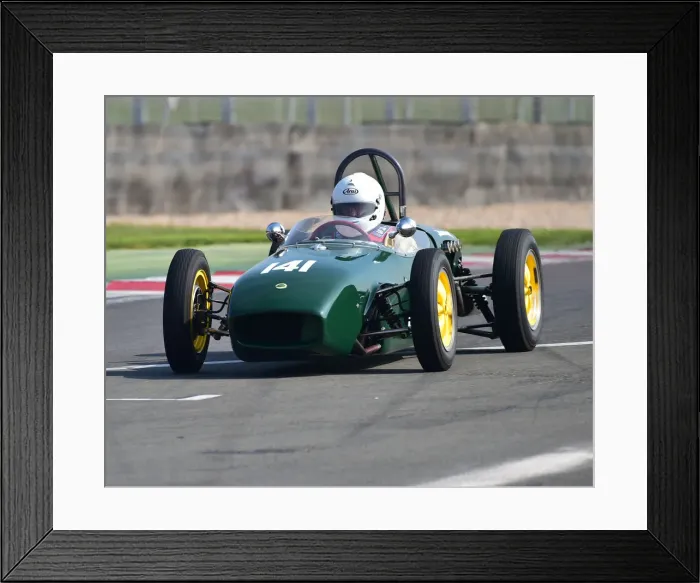 Framed Print : Historic Formula Junior, HSCC, Season Opener, Saturday, 30th March 2019, Donington Park Framed Print : Historic Formula Junior, HSCC, Season Opener, Saturday, 30th March 2019, Donington Park