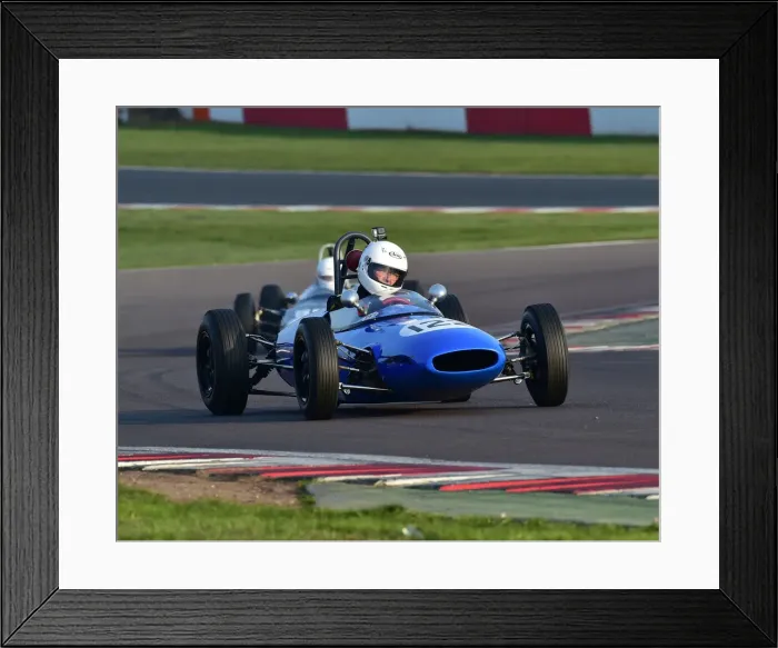 Framed Print : Historic Formula Junior, HSCC, Season Opener, Saturday, 30th March 2019, Donington Park Framed Print : Historic Formula Junior, HSCC, Season Opener, Saturday, 30th March 2019, Donington Park