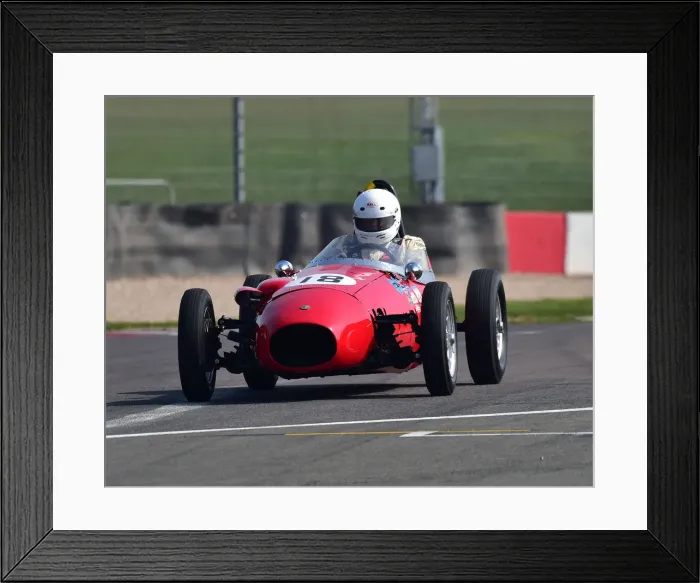 Framed Print : Historic Formula Junior, HSCC, Season Opener, Saturday, 30th March 2019, Donington Park Framed Print : Historic Formula Junior, HSCC, Season Opener, Saturday, 30th March 2019, Donington Park