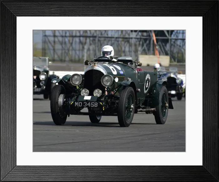 Framed Print : CM27 5925 Steve Ward, Thomas Ward, Bentley 3-4 litre VDP