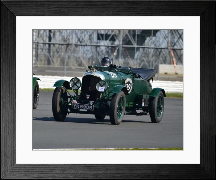 Framed Print : CM27 5751 Julian Grimwade, Bentley 4 Litre Bobtail