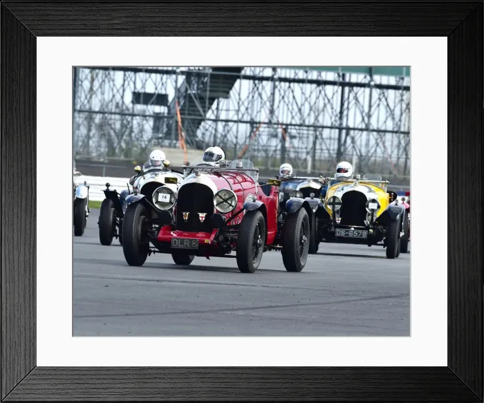 Framed Print : CM27 5951 Matt Abrey, Robert Fellowes, Bentley 3-4 Litre