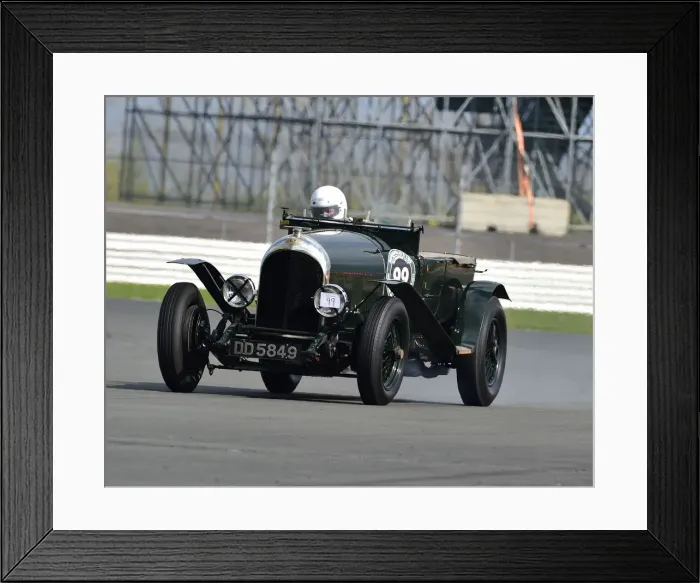 Framed Print : CM27 5927 Ewen Getley, Robin Tuluie, Bentley 3 litre Framed Print : CM27 5927 Ewen Getley, Robin Tuluie, Bentley 3 litre
