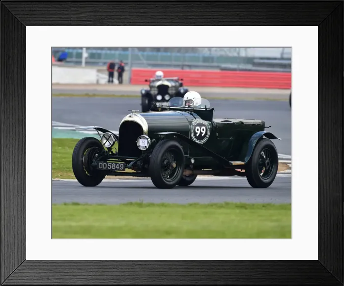 Framed Print : CM27 5303 Ewen Getley, Robin Tuluie, Bentley 3 litre Framed Print : CM27 5303 Ewen Getley, Robin Tuluie, Bentley 3 litre