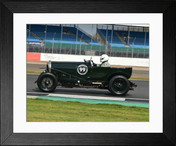 Framed Print : CM27 5067 Ewen Getley, Robin Tuluie, Bentley 3 litre Framed Print : CM27 5067 Ewen Getley, Robin Tuluie, Bentley 3 litre