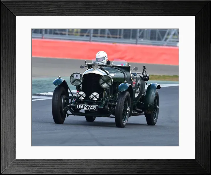 Framed Print : CM27 5208 Paul Carter, Nick Swift, Bentley 4 Litre