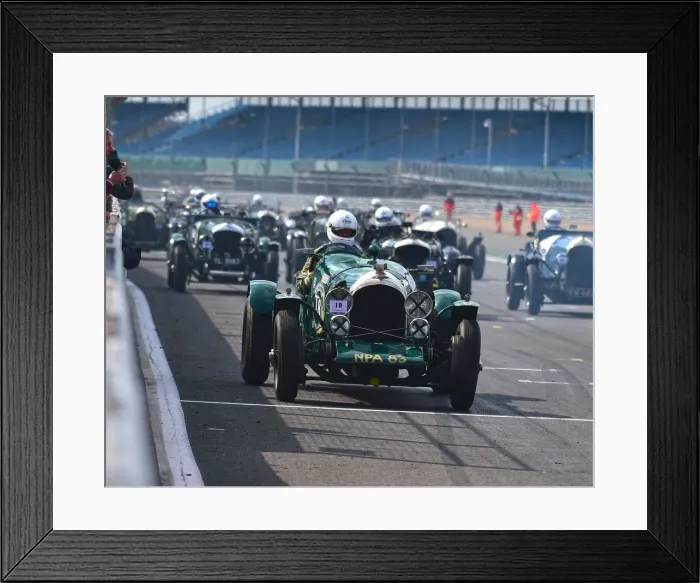 Framed Print : CM27 5710 Peter Little, Gerry Buggy, Bentley 3-4 Litre Framed Print : CM27 5710 Peter Little, Gerry Buggy, Bentley 3-4 Litre