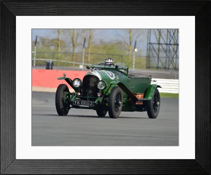 Framed Print : CM27 5932 Philip Strickland, Bentley 3 Litre Long Chassis