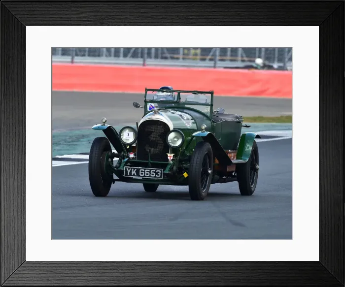 Framed Print : CM27 5199 Philip Strickland, Bentley 3 Litre Long Chassis