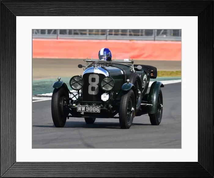 Framed Print : CM27 5179 Andrew Hayden, Bentley 4 Litre