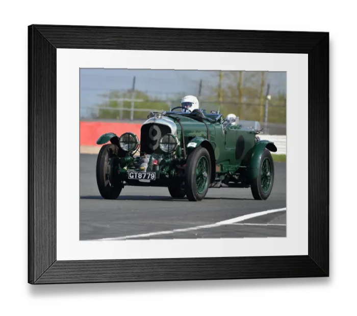 Framed Print : CM27 5816 Neil Davies, Simon Arscott, Bentley 4 Litre Blower