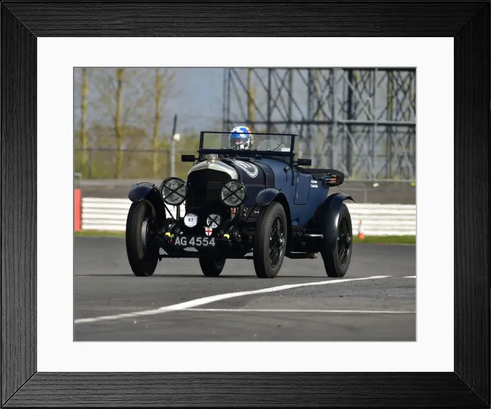 Framed Print : CM27 5891 Jim Clarke, Jamie Clarke, Bentley 4 Litre Framed Print : CM27 5891 Jim Clarke, Jamie Clarke, Bentley 4 Litre