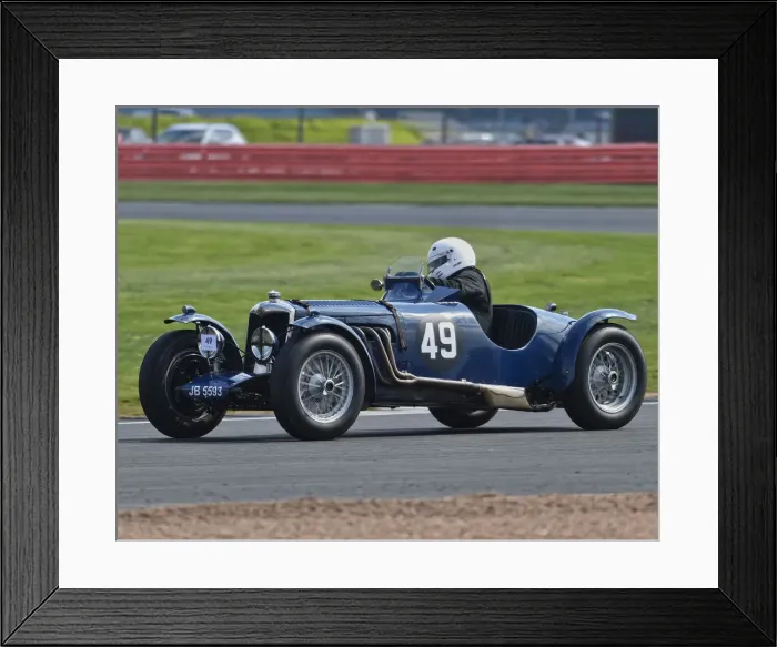 Framed Print : CM27 5569 Mike James, Riley 12-4 TT Sprite replica Framed Print : CM27 5569 Mike James, Riley 12-4 TT Sprite replica