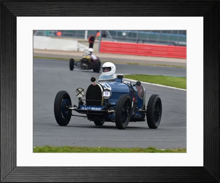Framed Print : CM27 5411 Bruce Stops, Bugatti T35-44 Framed Print : CM27 5411 Bruce Stops, Bugatti T35-44