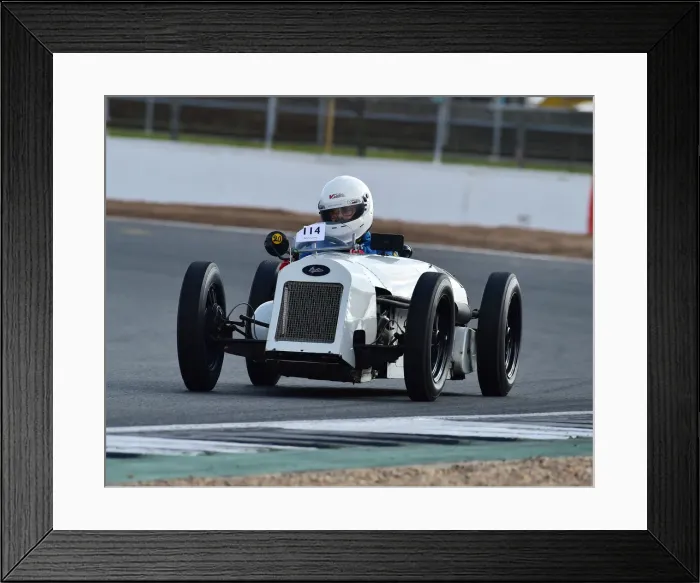 Framed Print : CM27 6120 Ian Grant, Austin 7 Special Framed Print : CM27 6120 Ian Grant, Austin 7 Special