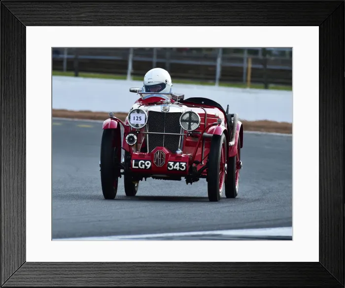Framed Print : CM27 6096 Geoffrey Enoch, MG J two seater Framed Print : CM27 6096 Geoffrey Enoch, MG J two seater