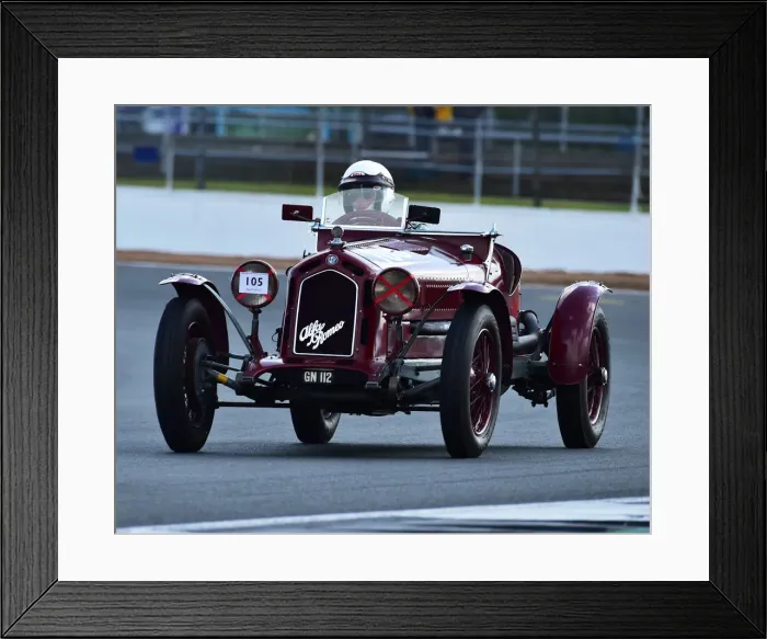 Framed Print : CM27 6088 Nicholas Rossi, Alfa Romeo 6C 1750 GS Framed Print : CM27 6088 Nicholas Rossi, Alfa Romeo 6C 1750 GS