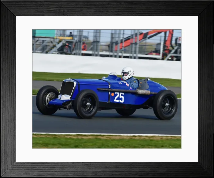 Framed Print : CM27 6001 Robert Cobden, Riley Falcon Special