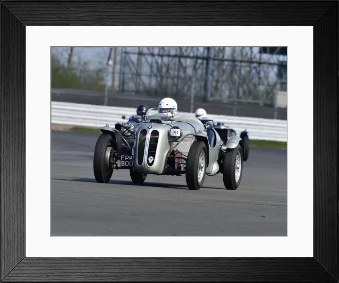 Framed Print : CM27 5974 Simon Gallon, BMW Frazer Nash 329-8