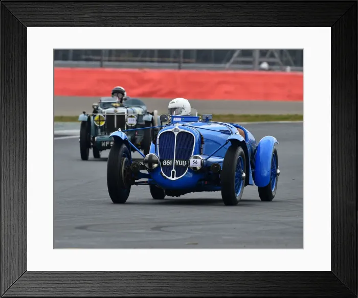 Framed Print : CM27 5347 Ross Keeling, Delahaye 135MS