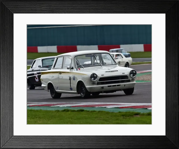 Framed Print : CM27 8659 Martin Strommen, Ford Lotus Cortina Mk1 Framed Print : CM27 8659 Martin Strommen, Ford Lotus Cortina Mk1