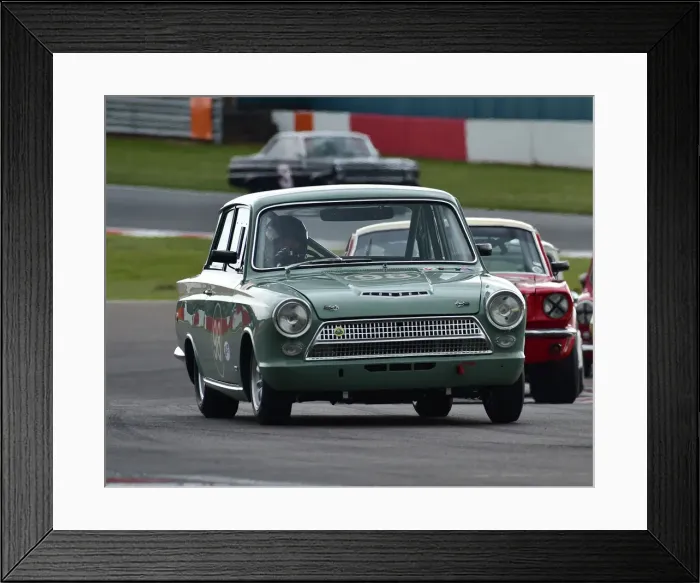 Framed Print : CM27 8701 Graham Pattle, Ford Lotus Cortina Mk1 Framed Print : CM27 8701 Graham Pattle, Ford Lotus Cortina Mk1