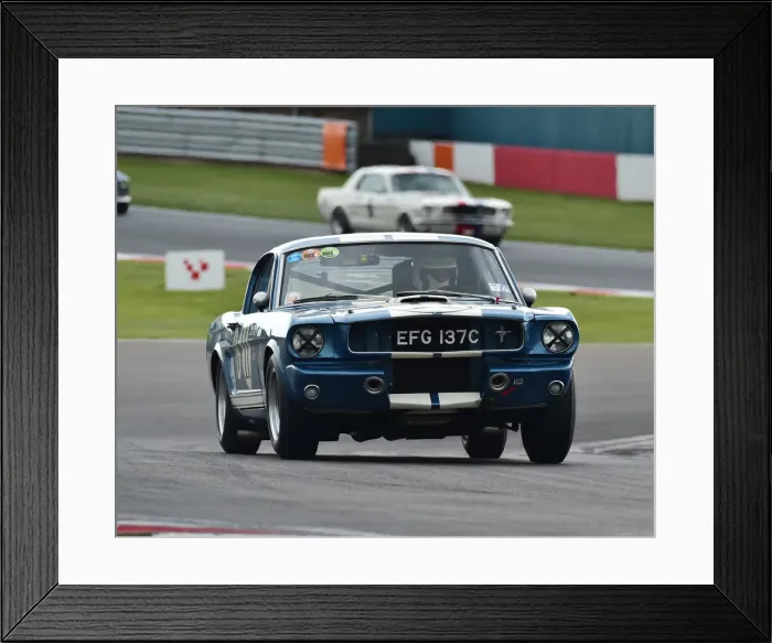 Framed Print : CM27 8707 Larry Tucker, Ford Shelby Mustang