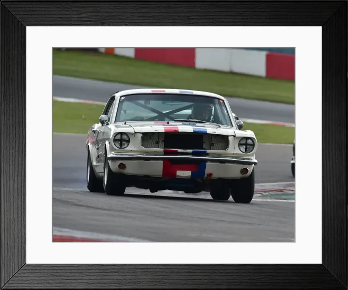 Framed Print : CM27 8713 Adrian Miles, Jonathan Miles, Ford Mustang