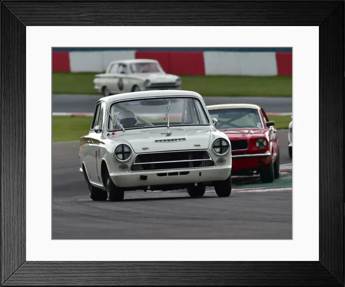 Framed Print : CM27 8758 Martin Strommen, Ford Lotus Cortina Mk1 Framed Print : CM27 8758 Martin Strommen, Ford Lotus Cortina Mk1