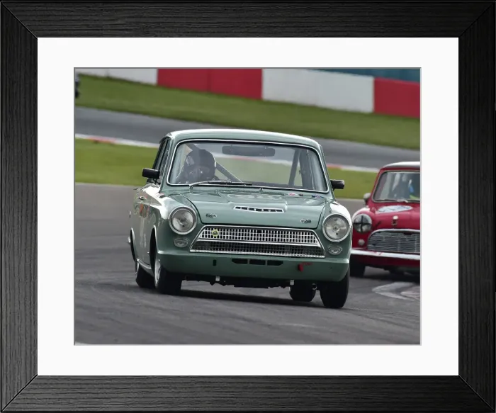 Framed Print : CM27 8794 Graham Pattle, Ford Lotus Cortina Mk1 Framed Print : CM27 8794 Graham Pattle, Ford Lotus Cortina Mk1