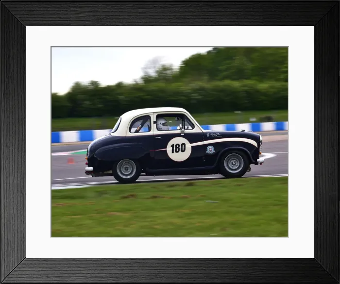 Framed Print : CM27 8881 Michael Ross, Neil Primrose, Austin A35 Speedwell