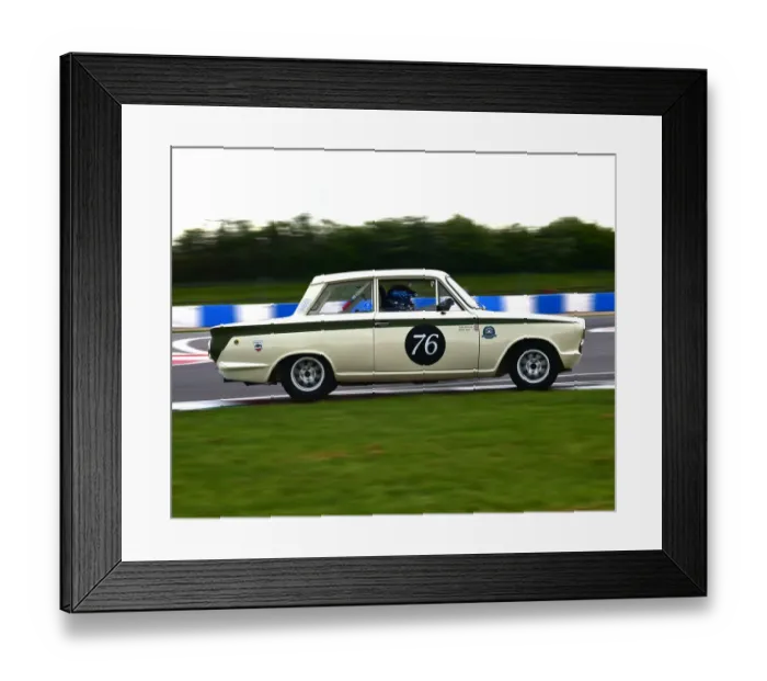 Framed Print : CM27 8889 John McGurk, Ford Lotus Cortina Mk1 Framed Print : CM27 8889 John McGurk, Ford Lotus Cortina Mk1