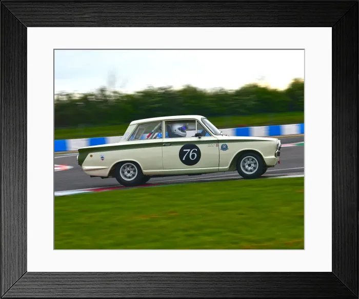 Framed Print : CM27 8966 John McGurk, Ford Lotus Cortina Mk1 Framed Print : CM27 8966 John McGurk, Ford Lotus Cortina Mk1