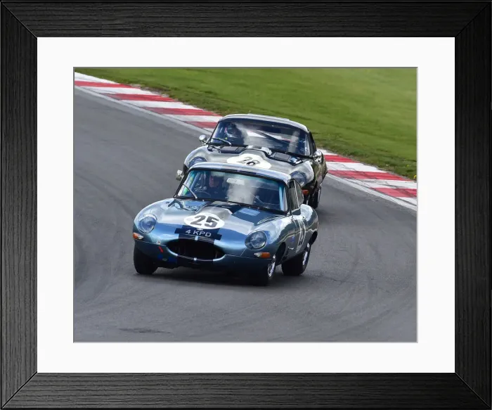Framed Print : CM27 6419 John Burton, Jaguar E-Type Framed Print : CM27 6419 John Burton, Jaguar E-Type