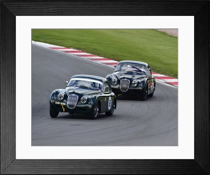 Framed Print : CM27 6421 Marc Gordon, Jaguar XK 150 FHC, Chris Keith-Lucas, Claire Keith-Lucas