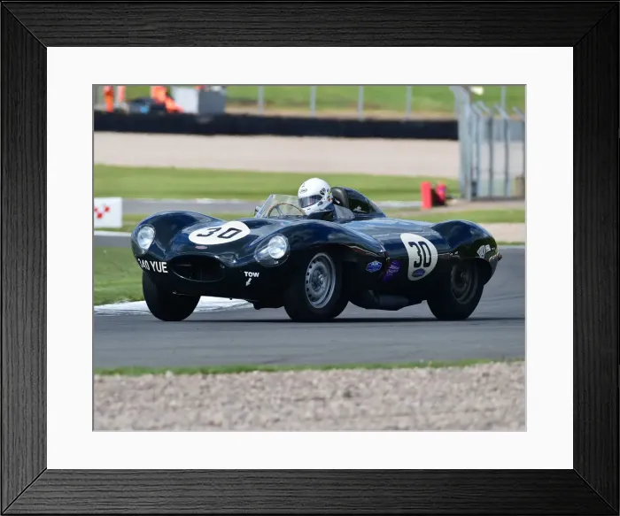 Framed Print : CM27 6357 Chris Ball, Nicholas Ball, Jaguar D type Framed Print : CM27 6357 Chris Ball, Nicholas Ball, Jaguar D type