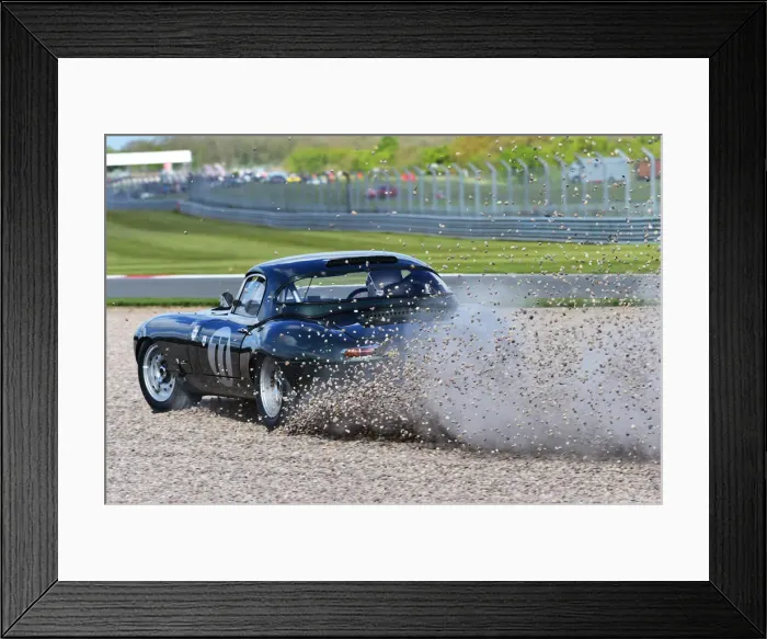Framed Print : CM27 6301 Hughes, Wright, Jaguar E-Type Framed Print : CM27 6301 Hughes, Wright, Jaguar E-Type