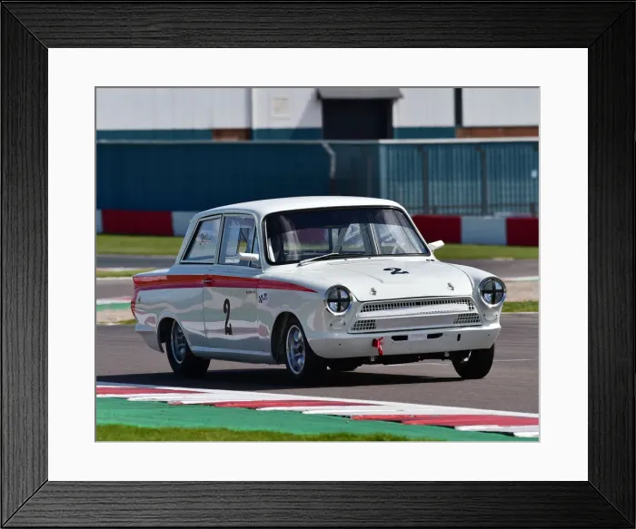 Framed Print : CM27 6939 Neil Brown, Ford Lotus Cortina Framed Print : CM27 6939 Neil Brown, Ford Lotus Cortina