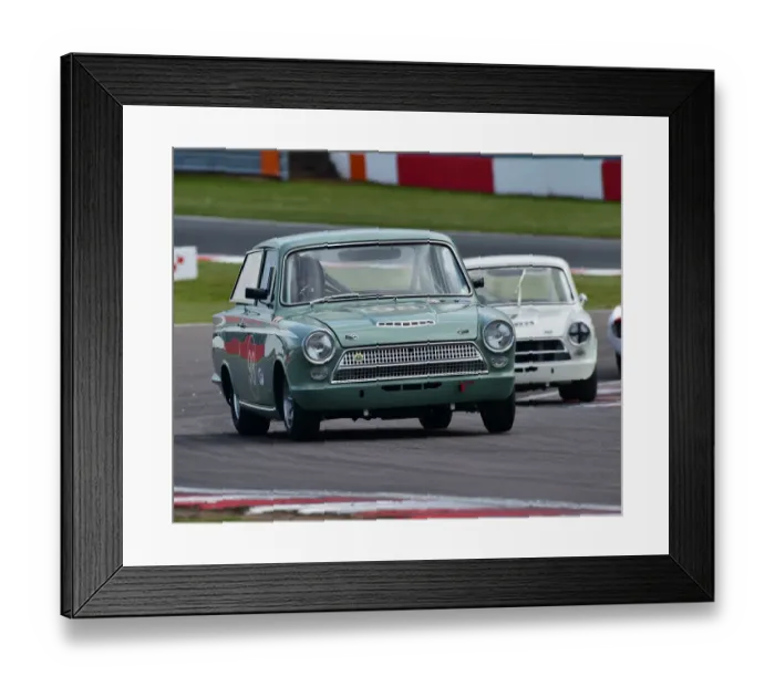 Framed Print : CM27 6924 Graham Pattle, Mark Burton, Ford Lotus Cortina Framed Print : CM27 6924 Graham Pattle, Mark Burton, Ford Lotus Cortina