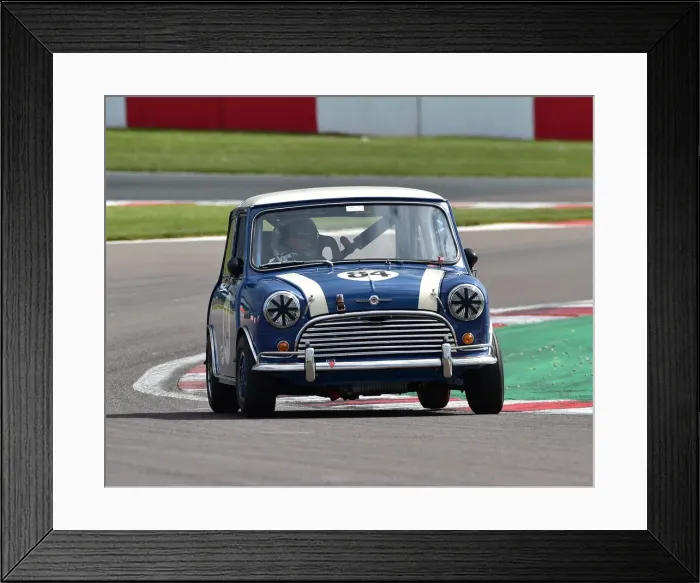 Framed Print : CM27 6889 Steve Jones, Morris Mini Cooper S Framed Print : CM27 6889 Steve Jones, Morris Mini Cooper S