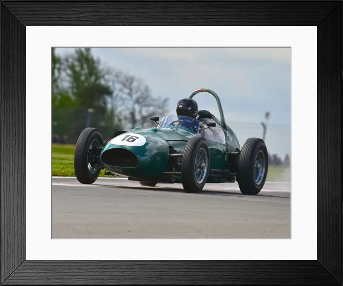 Framed Print : CM27 6513 Marc Valvekens, Aston Martin DBR4-4 Framed Print : CM27 6513 Marc Valvekens, Aston Martin DBR4-4