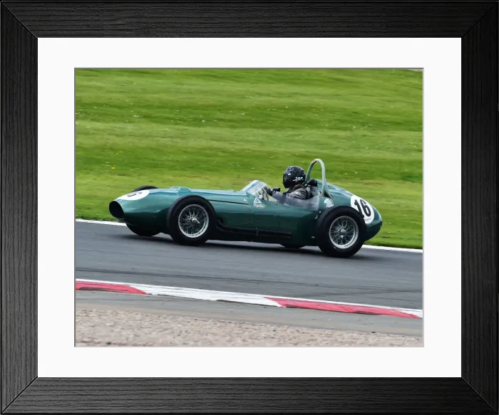 Framed Print : CM27 6482 Marc Valvekens, Aston Martin DBR4-4 Framed Print : CM27 6482 Marc Valvekens, Aston Martin DBR4-4