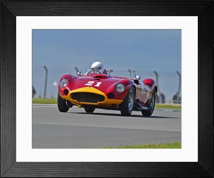 Framed Print : CM27 6602 Josef Otto Rettenmaier, Maserati 450S Framed Print : CM27 6602 Josef Otto Rettenmaier, Maserati 450S