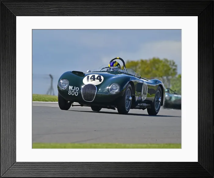 Framed Print : CM27 6575 Paul Pochciol, James Hanson, Jaguar C-Type