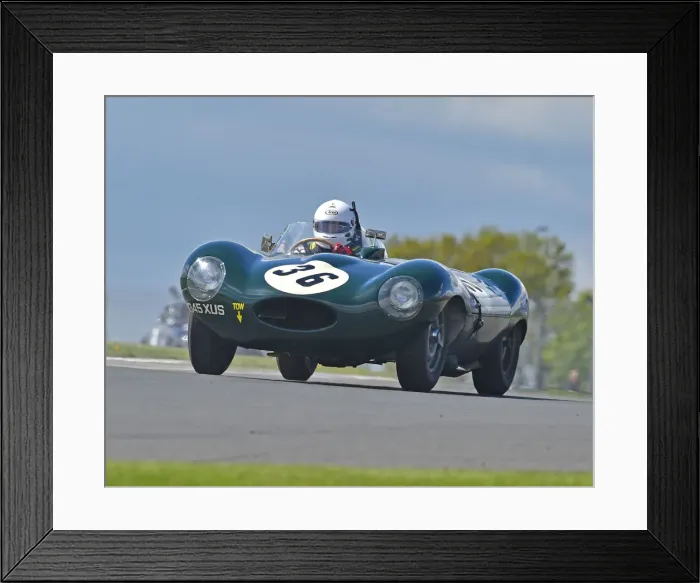 Framed Print : CM27 6570 Richard Guy, Simon Lewis, Jaguar D type Framed Print : CM27 6570 Richard Guy, Simon Lewis, Jaguar D type